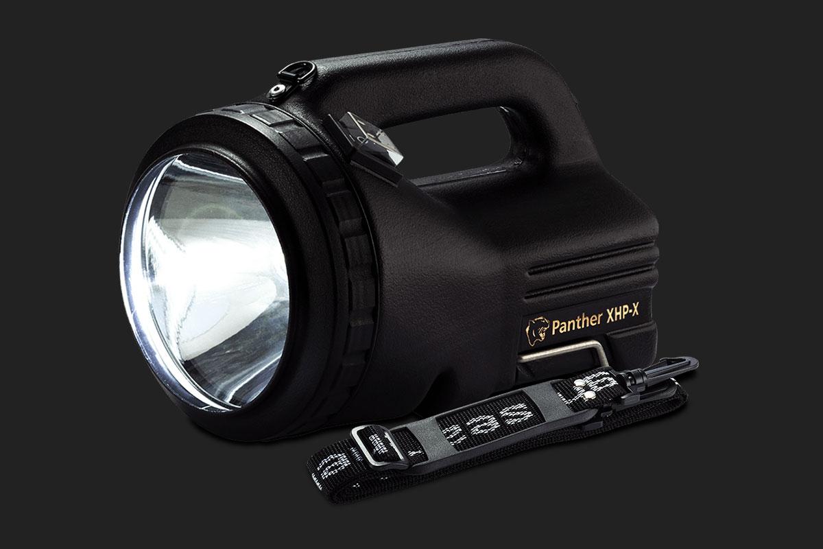 Panther XHP-X - High-Powered, Professional Rechargeable Searchlight | NightSearcher